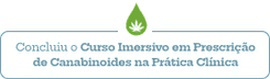 selo referente ao curso: Curso Imersivo em Prescrição de Canabinoides na Prática Clínica.